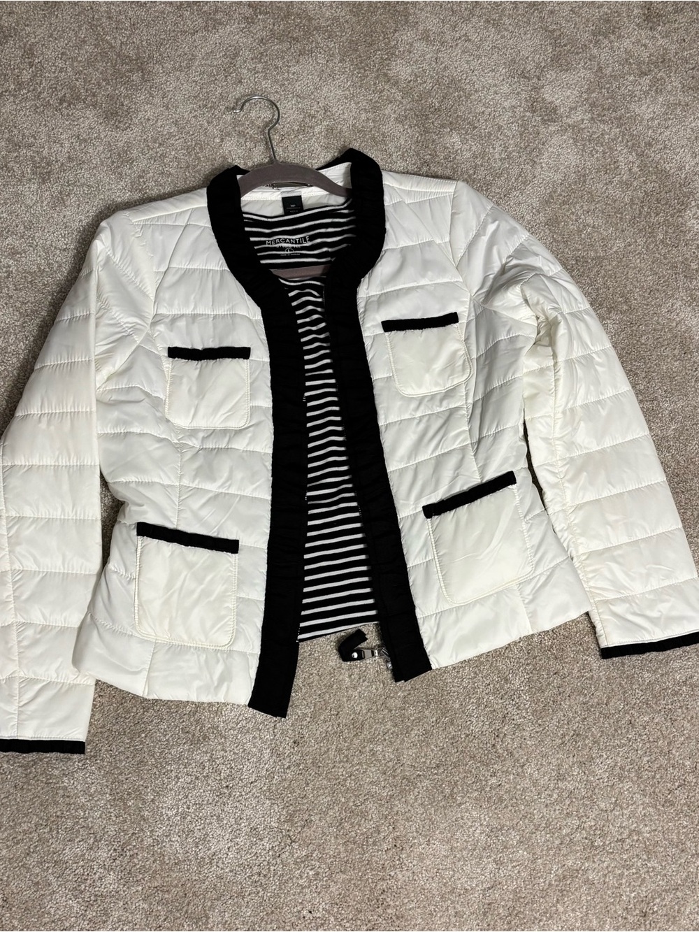 NWT quilted jacket